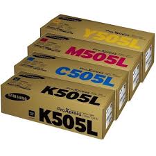 Samsung CLT 505L Original Toner Cartridges Multi Pack B/M/Y/C